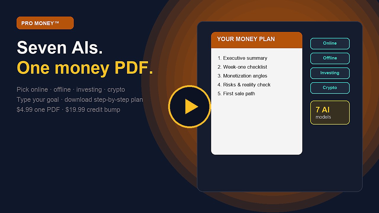 Pro Money briefing